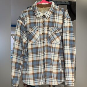 Sage Collective Plaid Shacket
